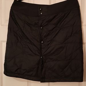 LL Bean down mini skirt